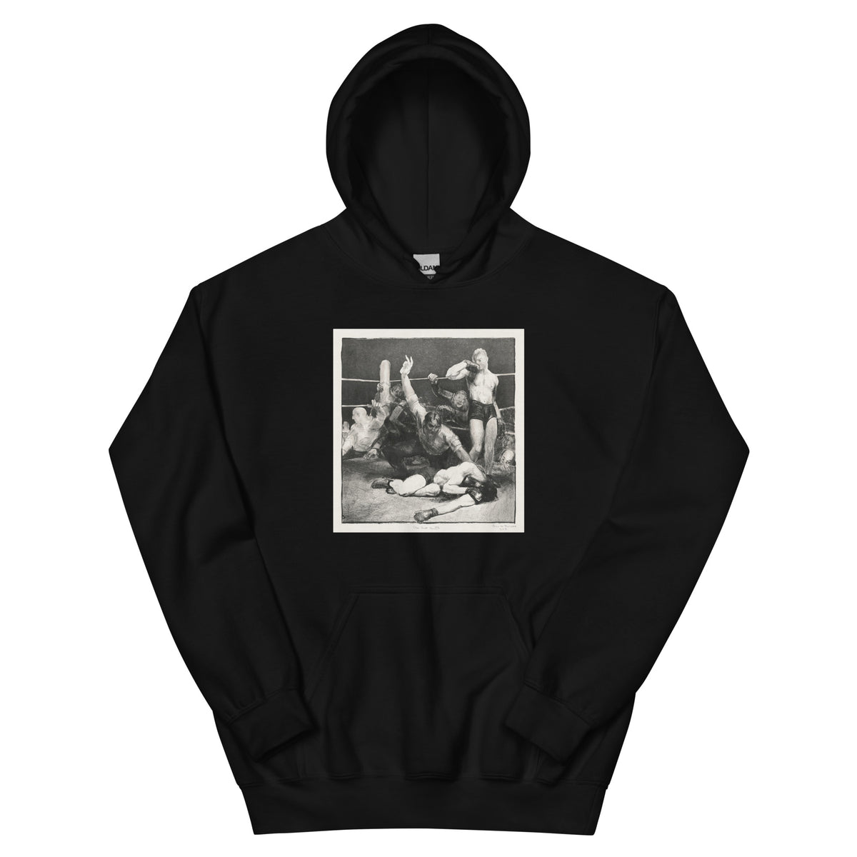 Black Hoodie The Last Count Print Essential