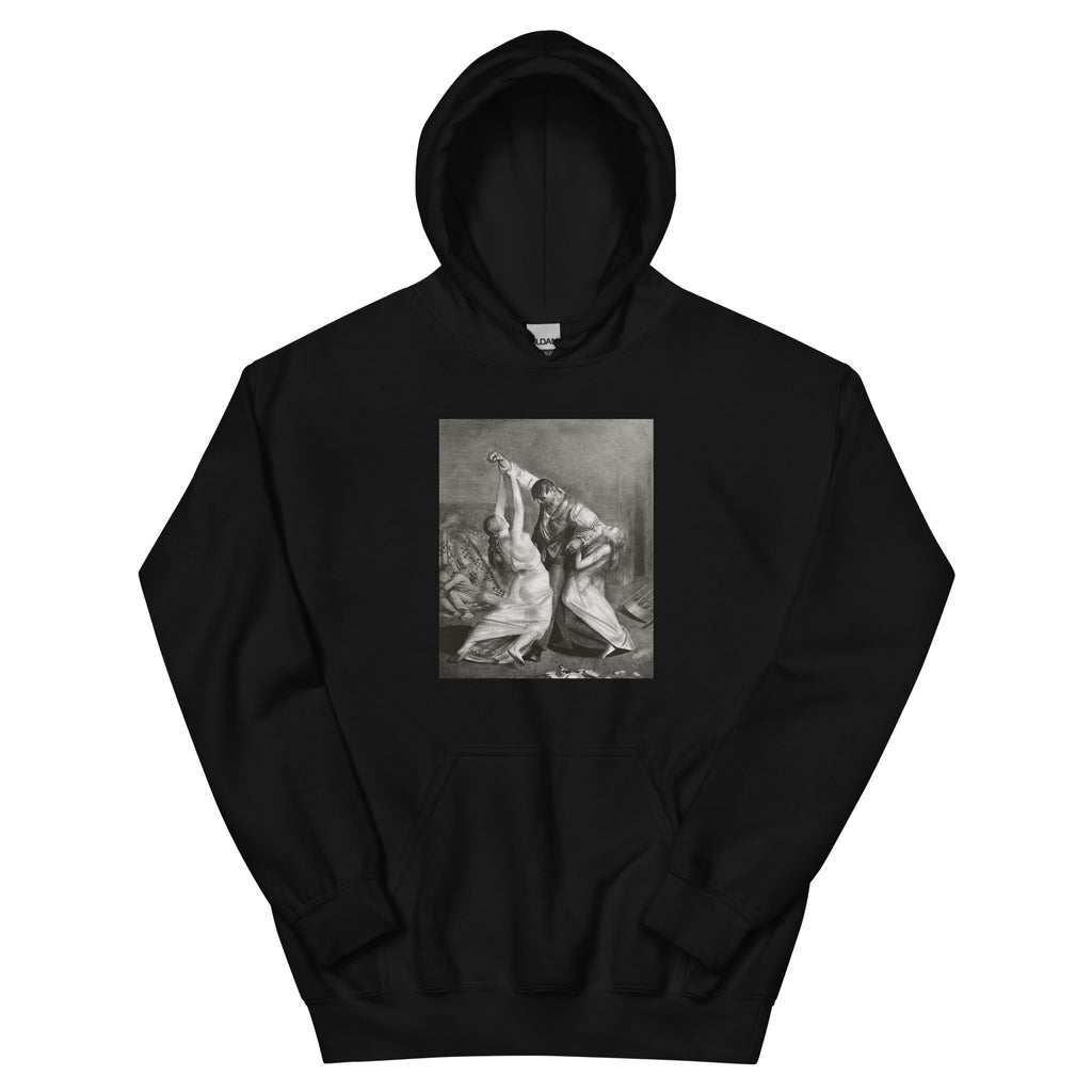 Black Hoodie The Drunk Print Essential