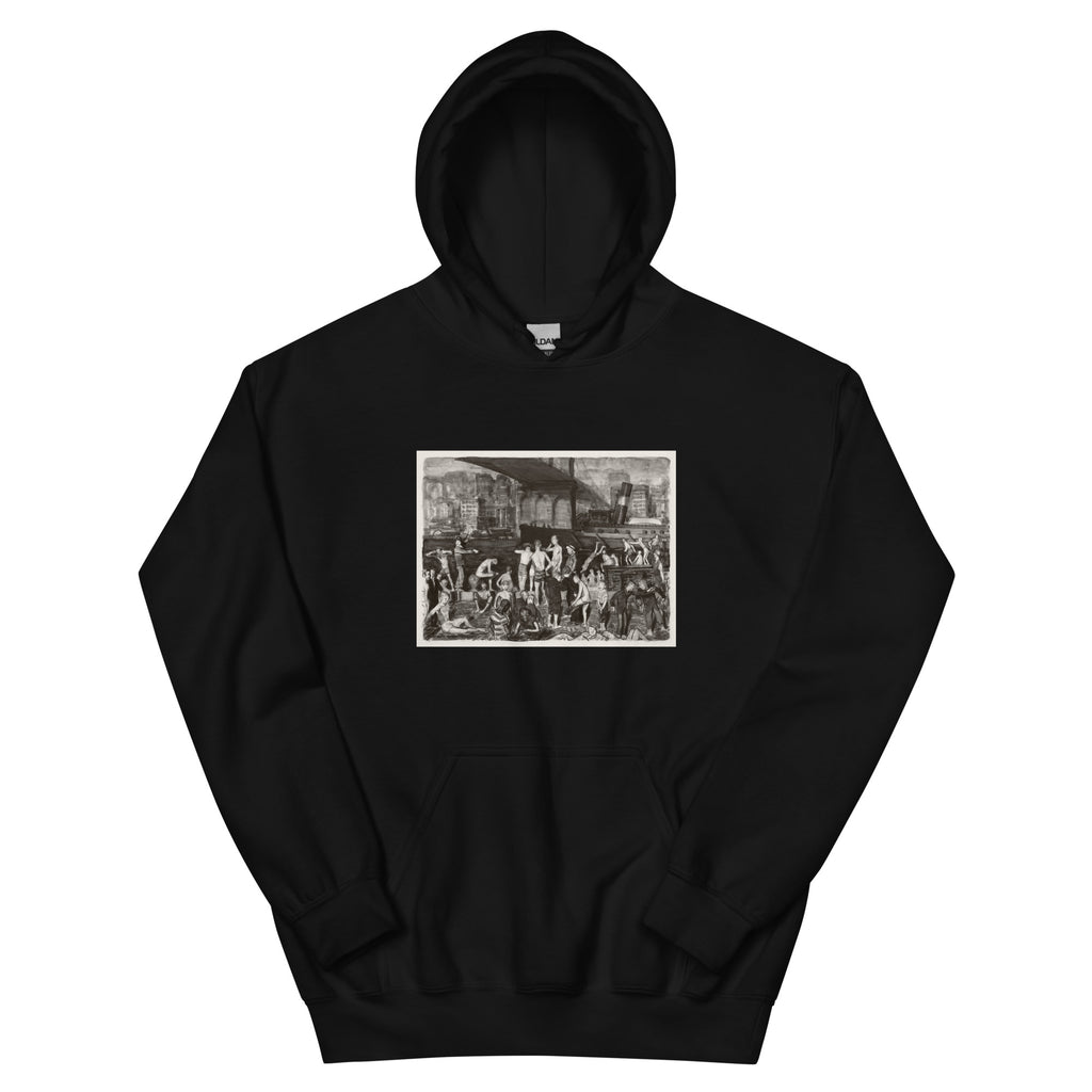 Black Hoodie Splinter Beach Essential