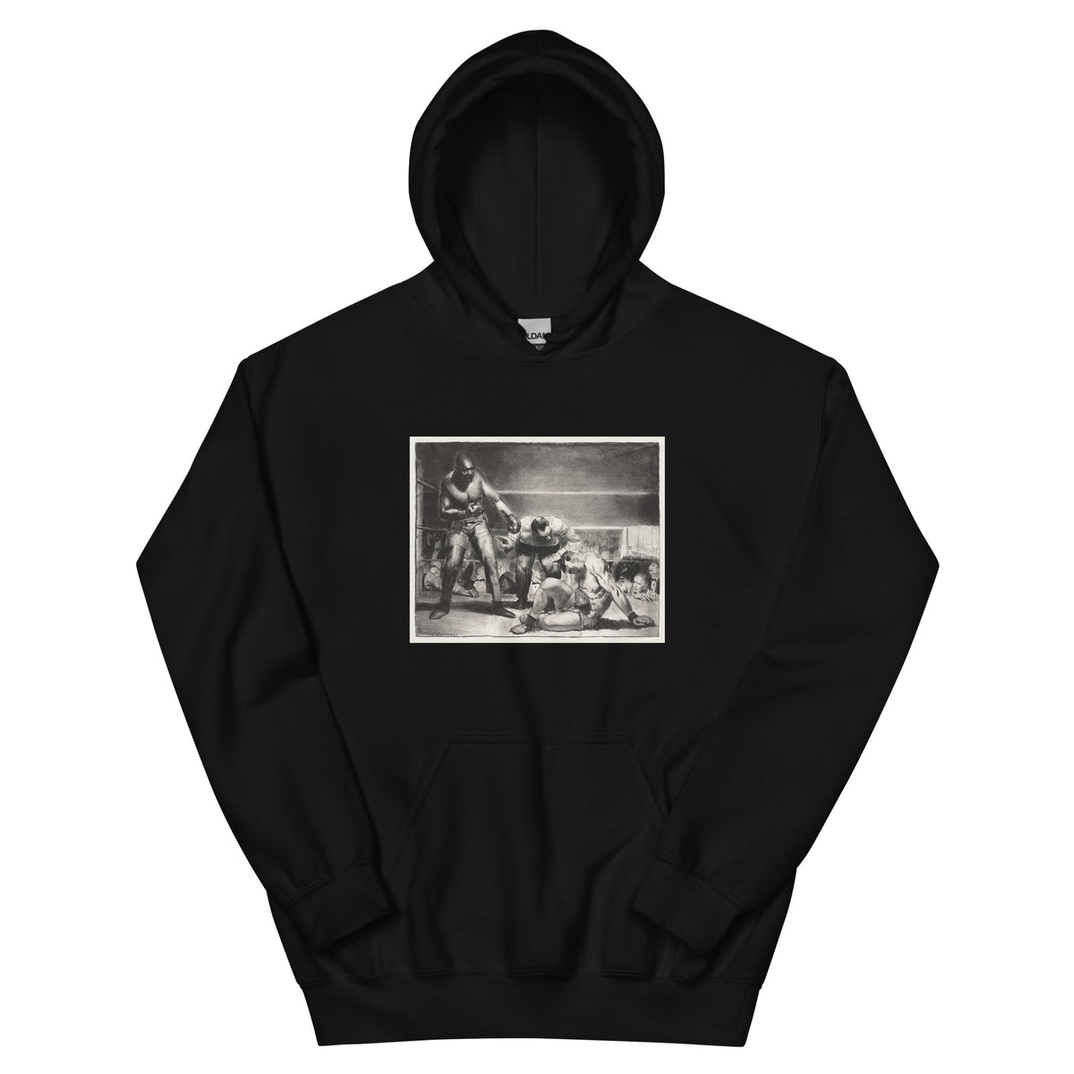 Black Hoodie The White Hope Print Essential