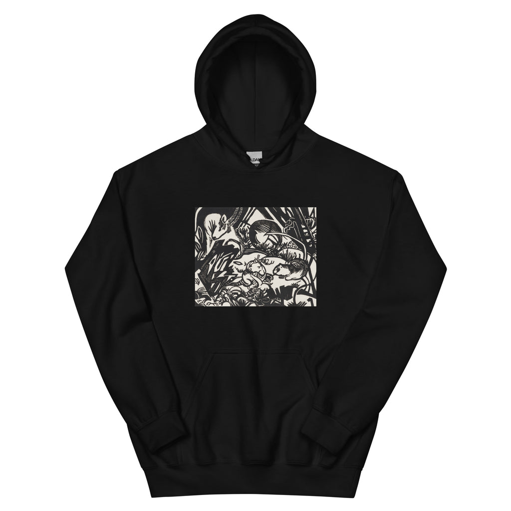 Black Hoodie From The Animal Legend Genius Print Essential