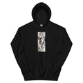 Black Hoodie Horses Print Essential