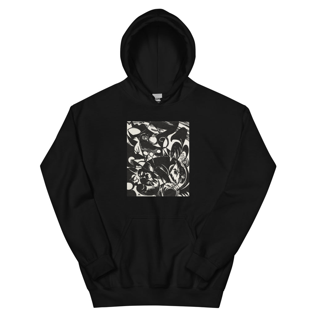 Black Hoodie New European Graphics Portfolio III German Artists Print Essential