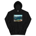Black Hoodie The Harbor Monhegan Coast Maine Essential
