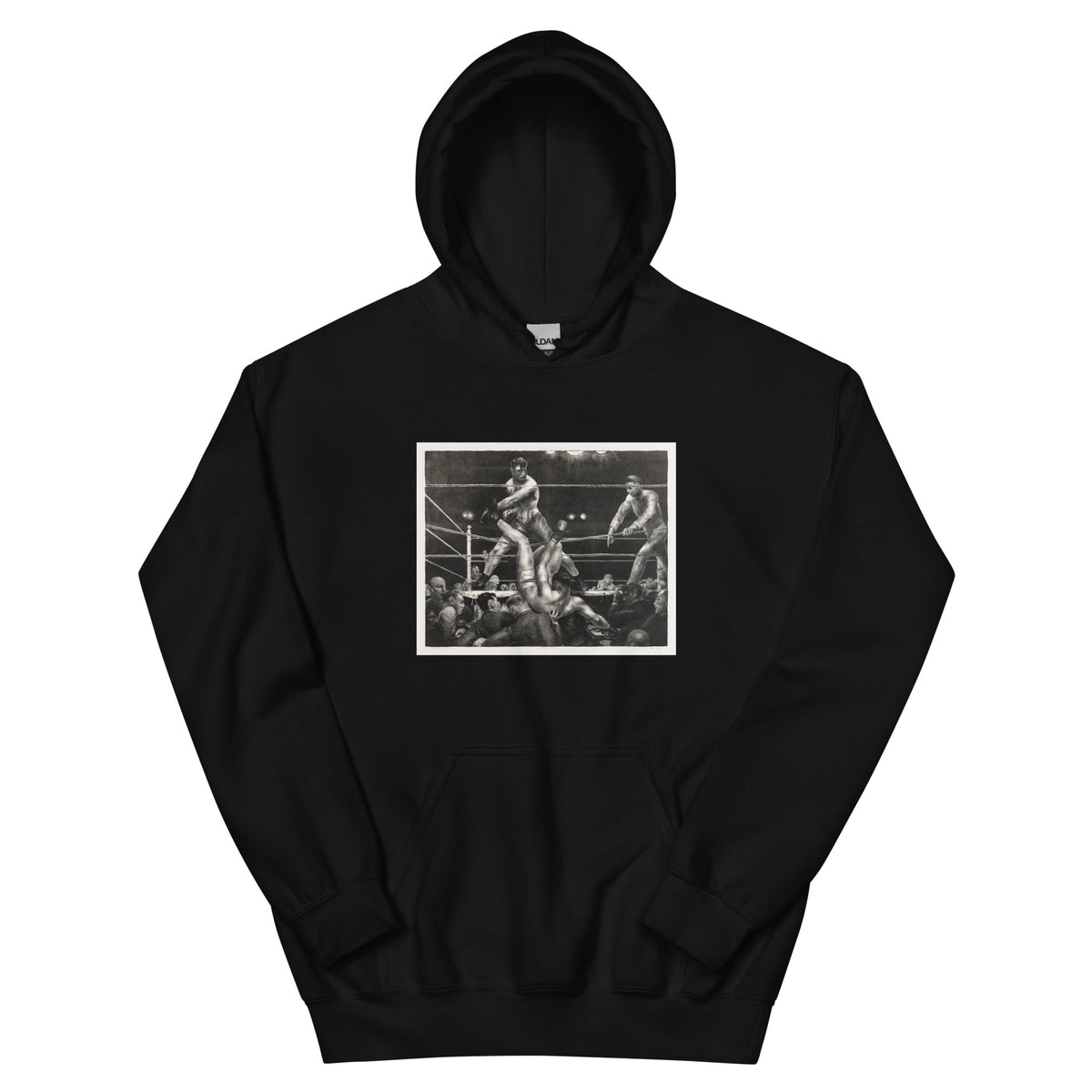 Black Hoodie Dempsey And Firpo Print Essential