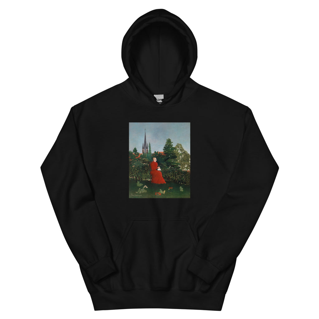 Black Hoodie Portrait Of A Woman In A Landscape Portrait De Femme Dans Un Paysage Essential