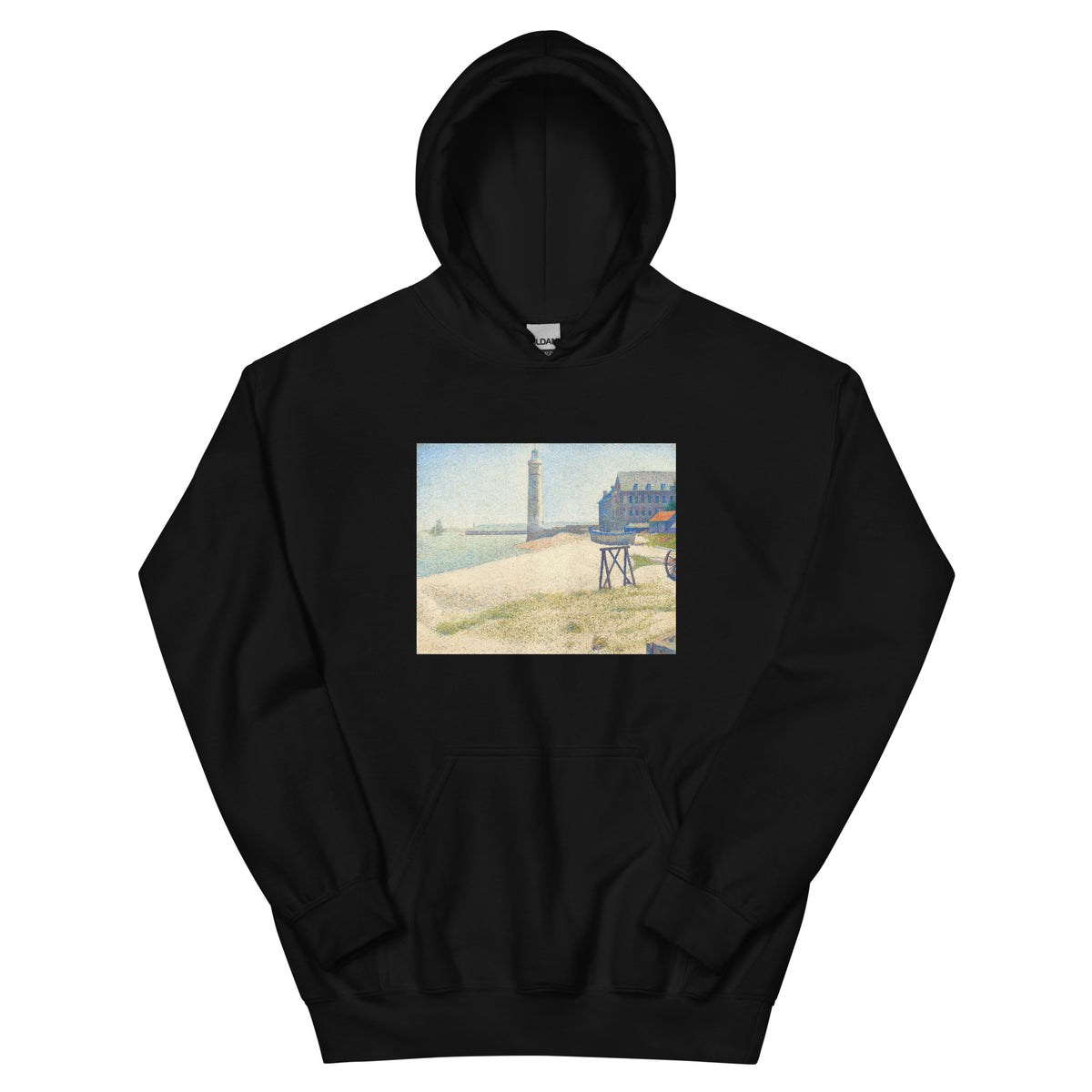 Black Hoodie The Lighthouse At Honfleur Essential