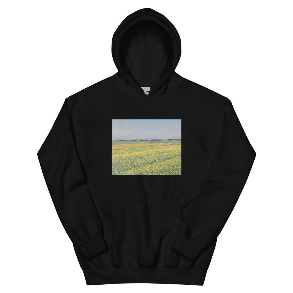 Black Hoodie The Plain Of Gennevilliers Yellow Fields Essential
