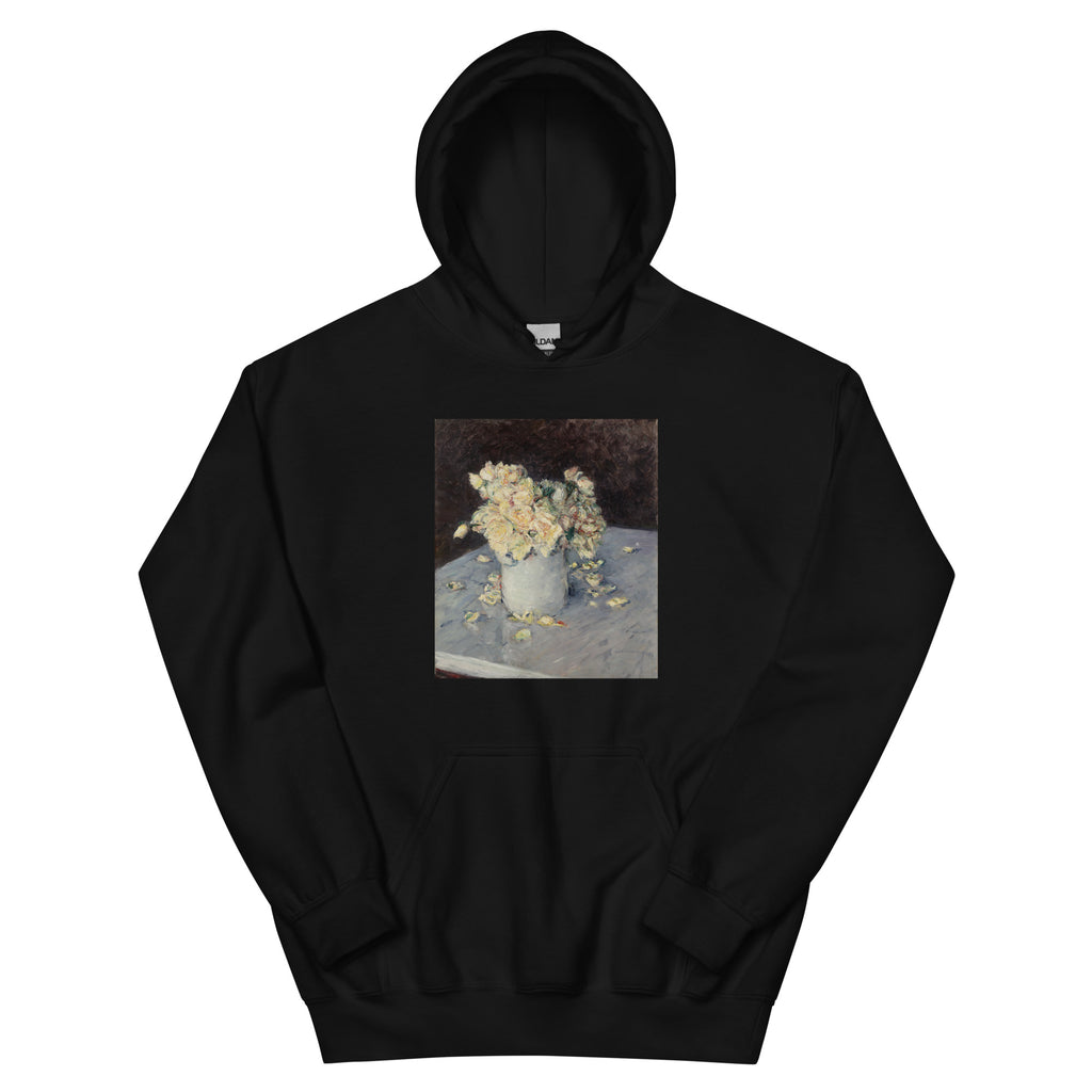 Black Hoodie Yellow Roses In A Vase Essential