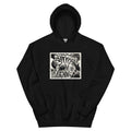 Black Hoodie Tiger Print Essential