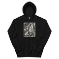 Black Hoodie Animal Legend Tierlegende Print Essential