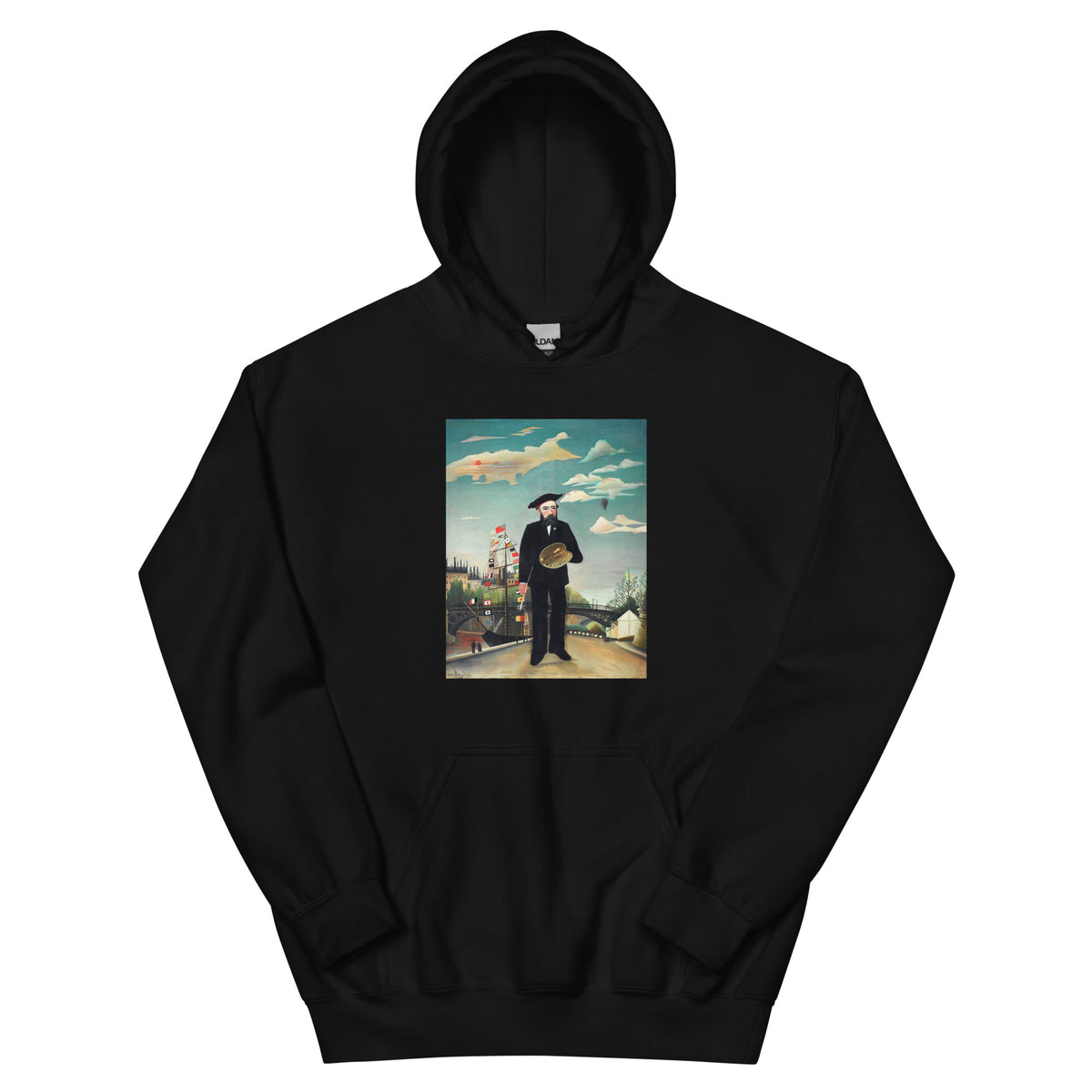 Black Hoodie Henri Rousseau Myself Portrait Landscape Famous Painting Essential