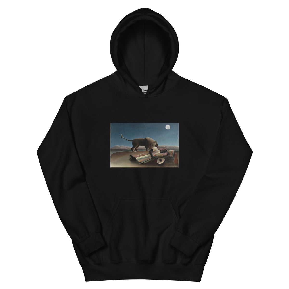 Black Hoodie Henri Rousseau The Sleeping Gypsy La Bohemienne Endormie Famous Painting Essential