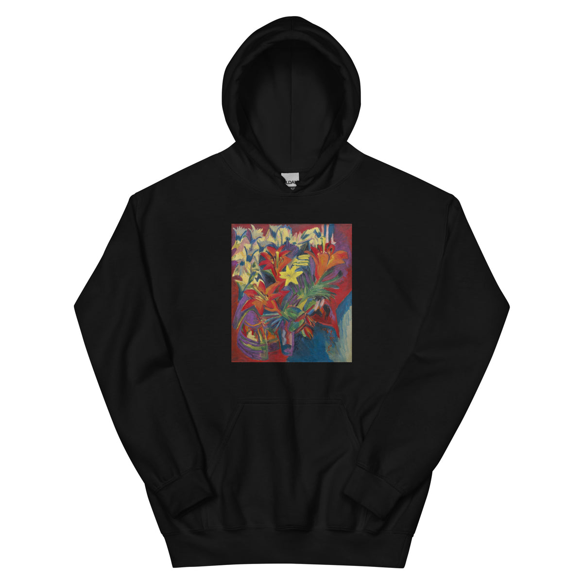 Black Hoodie Ernst Ludwig Kirchner Still Life With Lilies Famous Painting Essential