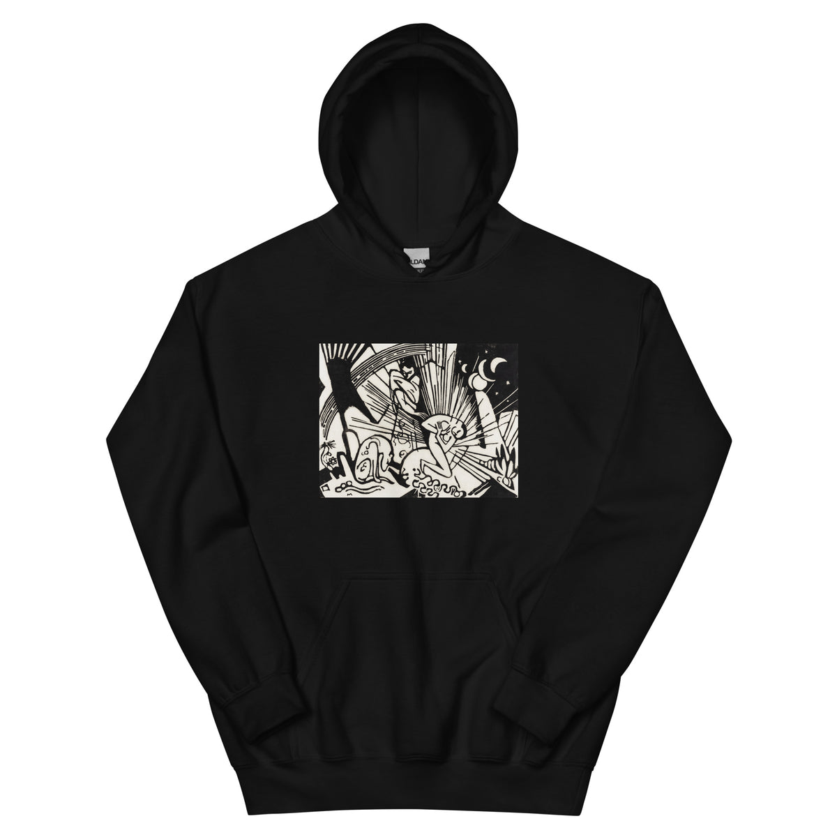 Black Hoodie Reconciliation Print Essential