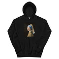 Black Hoodie Johannes Vermeer Girl With A Pearl Earring Famous Painting Essential