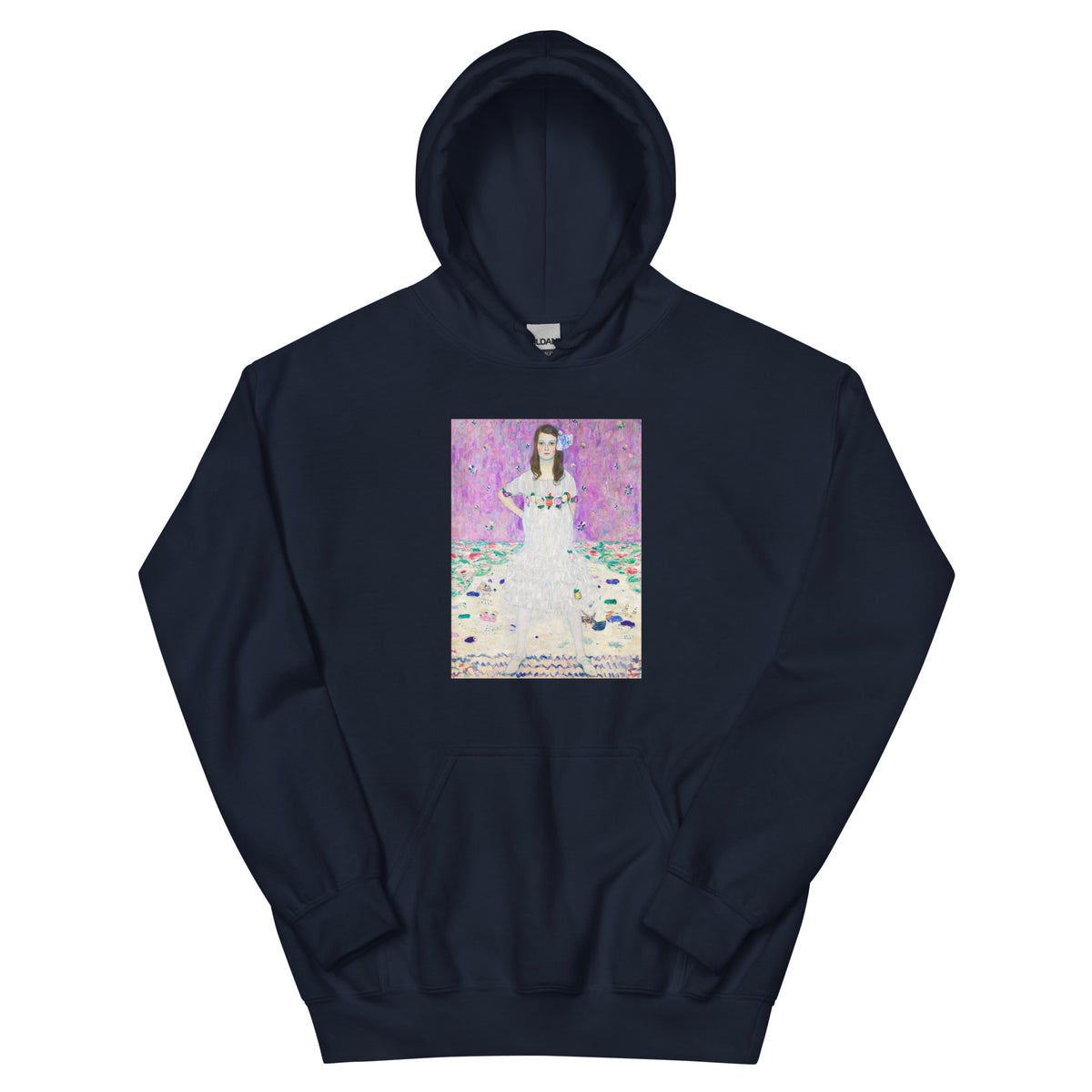 Navy Hoodie Gustav Klimt S Mada Primavesi Famous Artwork Essential