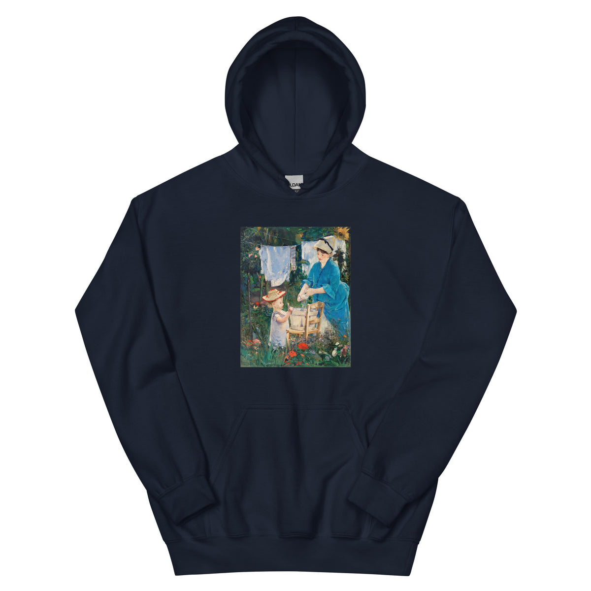 Navy Hoodie Laundry Le Linge Painting In High Resolution Essential