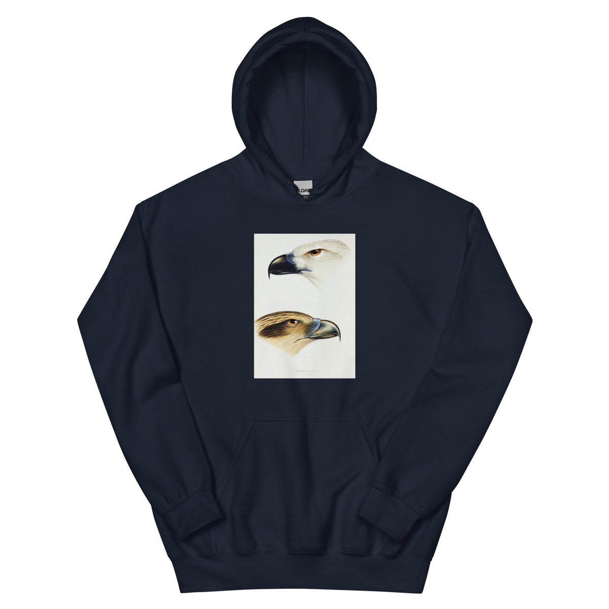 Navy Hoodie 1 White-Bellied Sea Eagle Haliaeetus Leucogaster 2 Whistling Kite Haliastur Sphenurus Illustrated Essential
