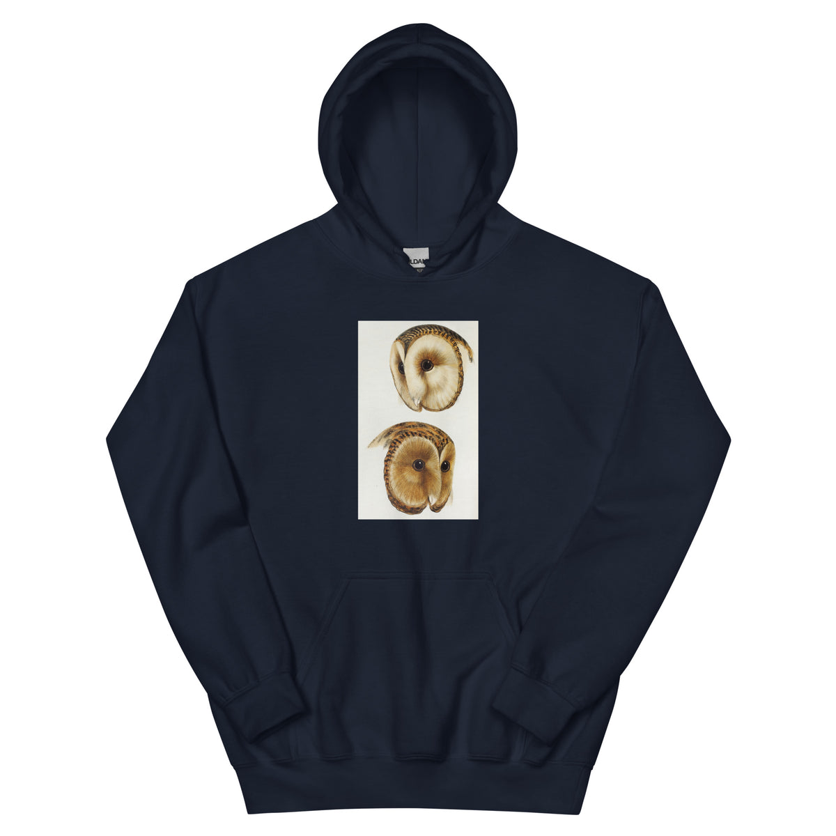 Navy Hoodie 1 Masked Barn Owl Strix Personata 2 Tasmanian Masked Owl Strix Castanops Illustrated Essential