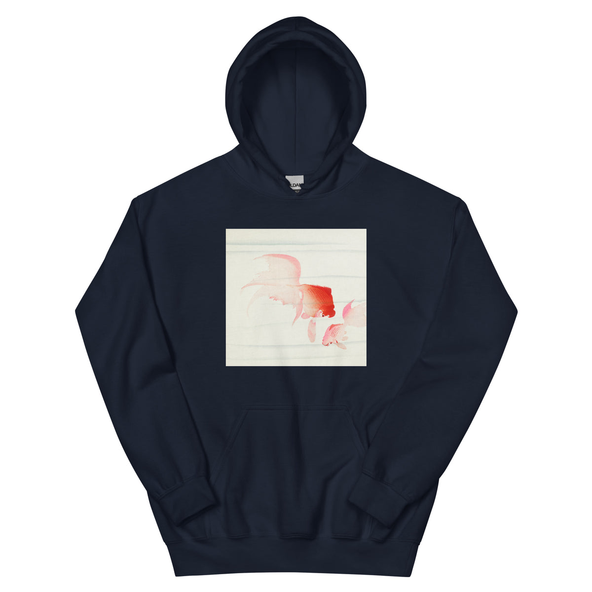 Navy Hoodie Gold Fish - Ohara Koson 1900 Essential