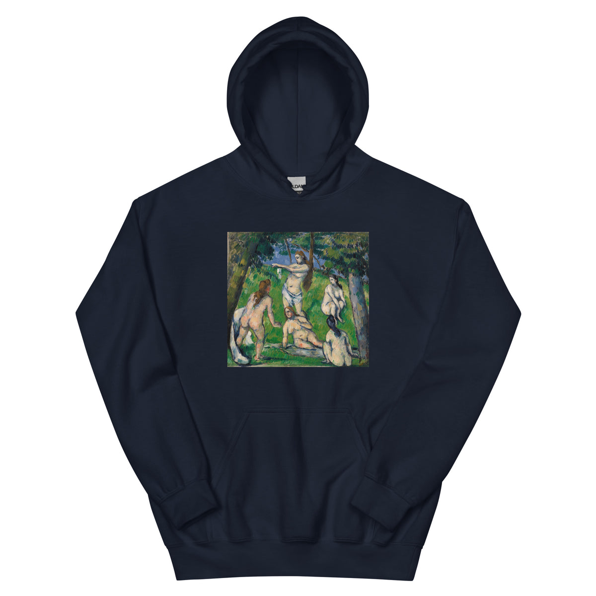 Navy Hoodie Five Bathers Cinq Baigneuses Essential