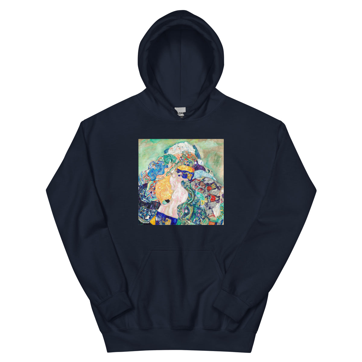 Navy Hoodie Baby Cradle Essential