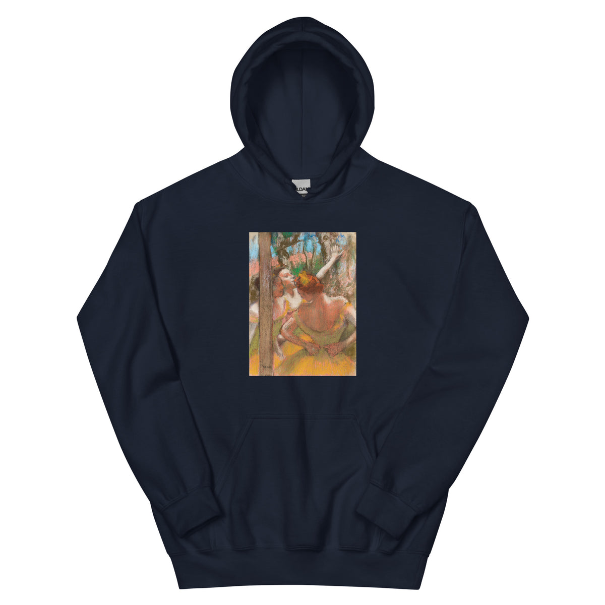 Navy Hoodie Dancers Painting In High Resolution Essential