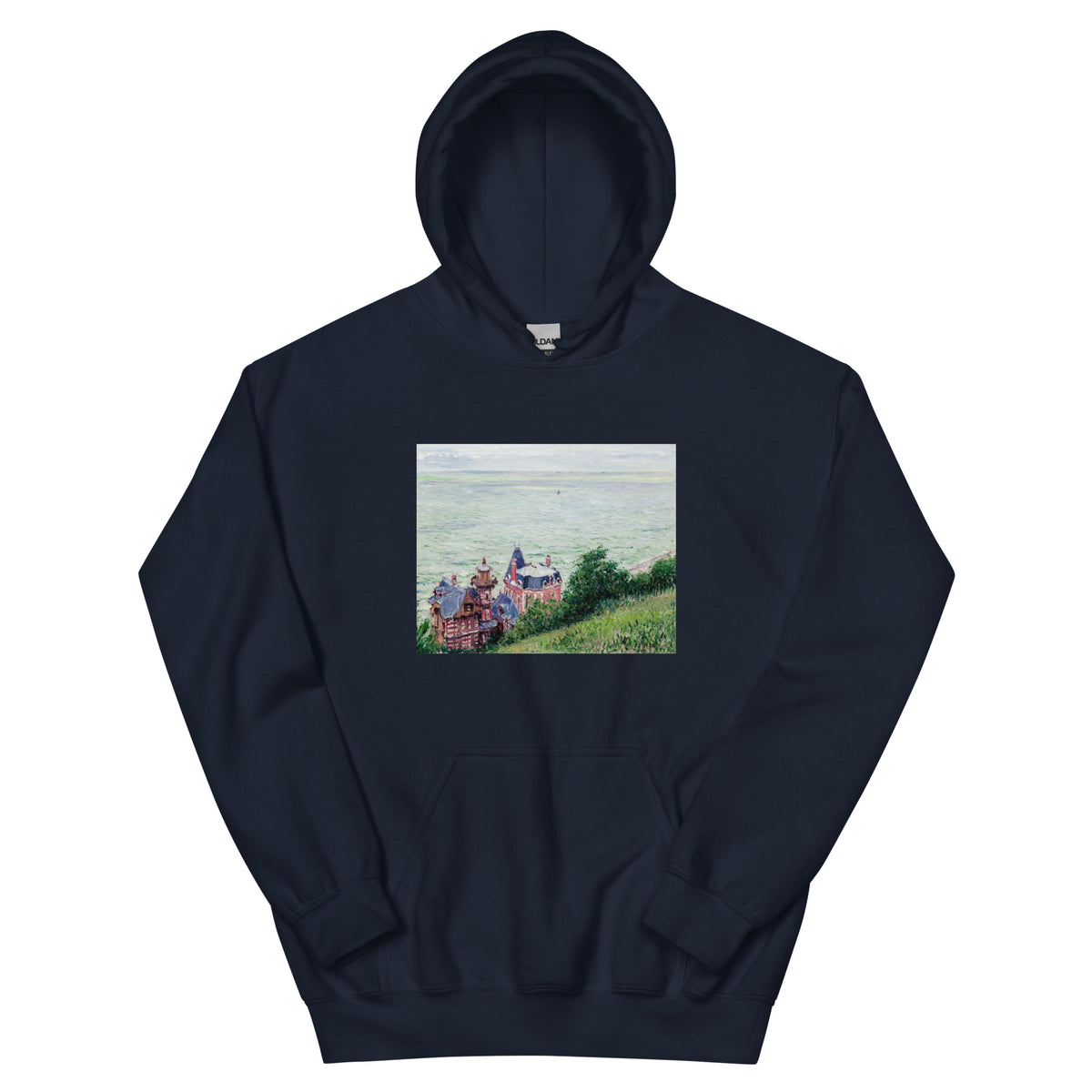 Navy Hoodie Villas At Trouville Painting In High Resolution Essential