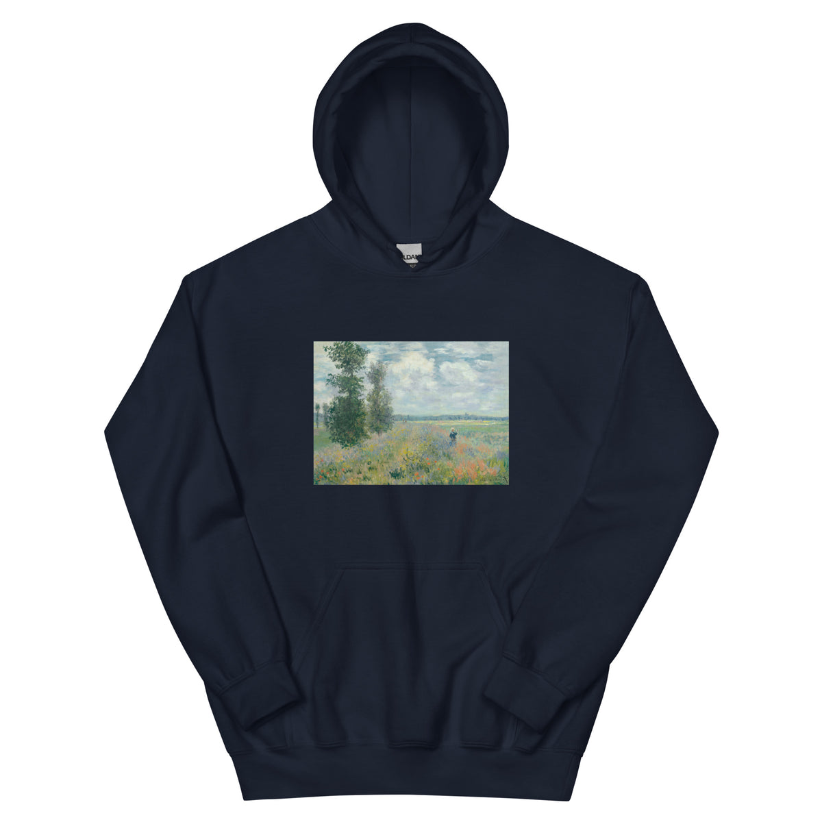 Navy Hoodie Poppy Fields Near Argenteuil Essential
