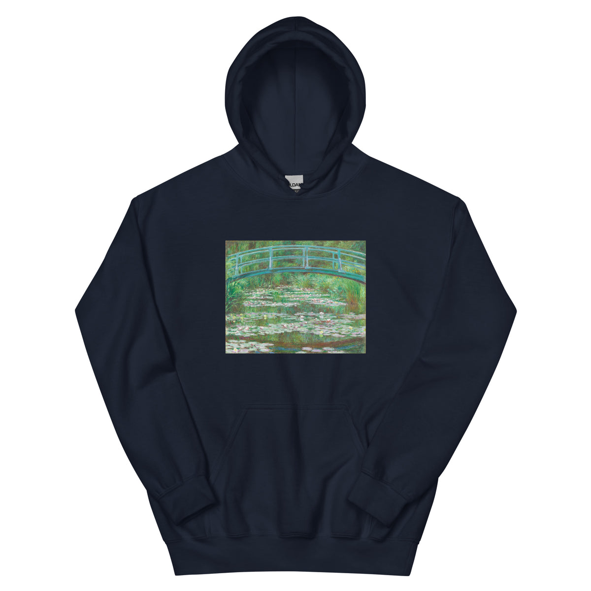 Navy Hoodie The Japanese Footbridge Essential