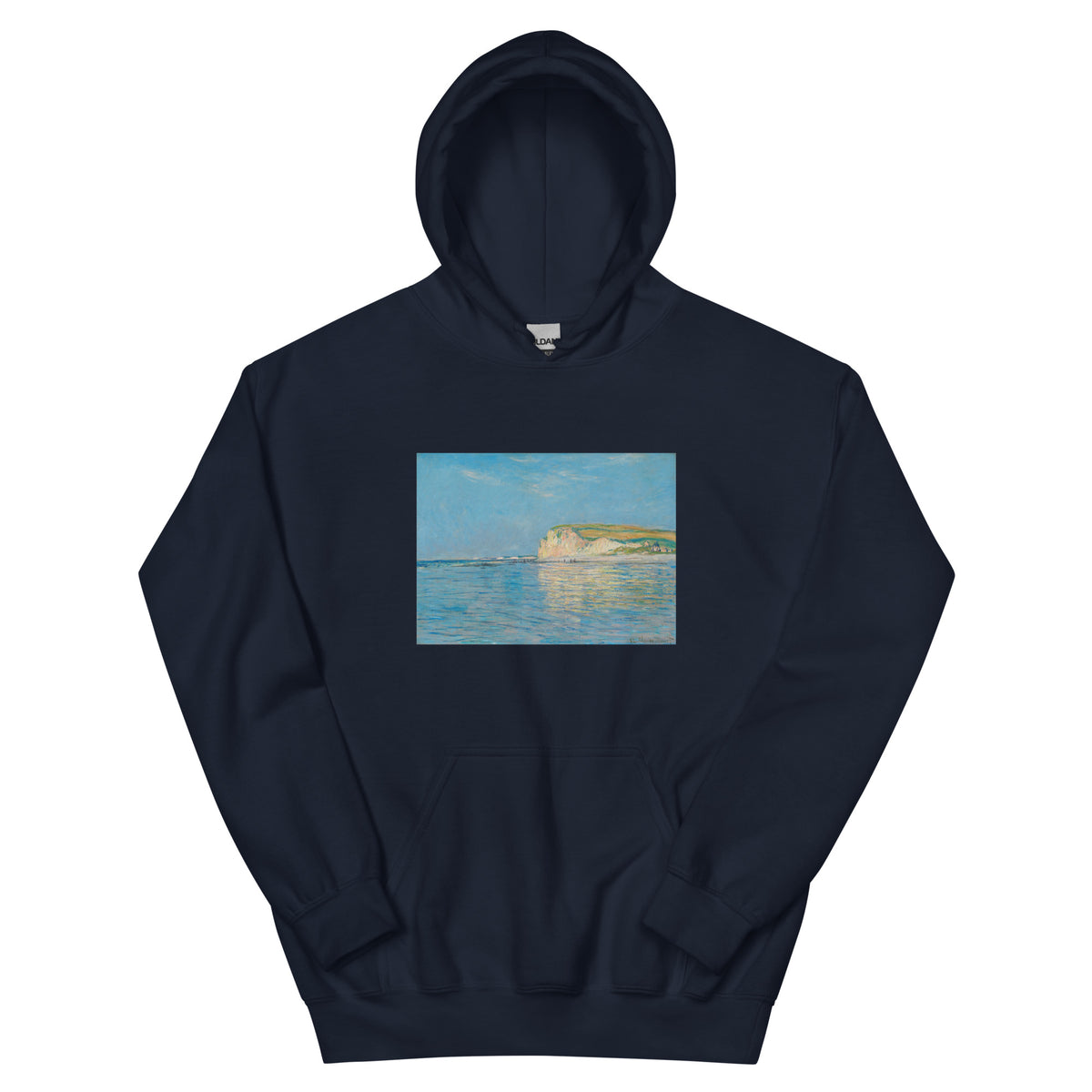 Navy Hoodie Low Tide At Pourville Near Dieppe Essential