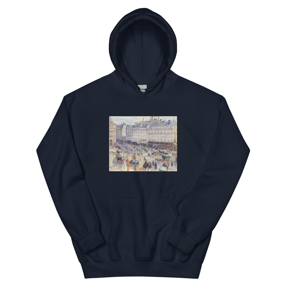 Navy Hoodie The Place Du Havre Paris Essential