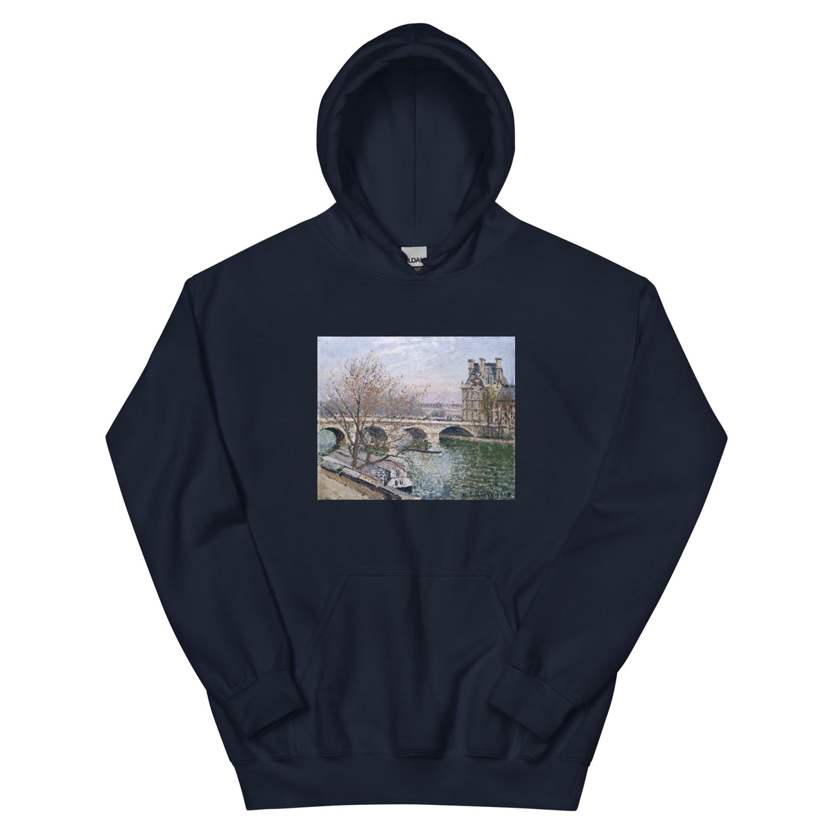 Navy Hoodie The Pont Royal And The Pavillon De Flore Essential