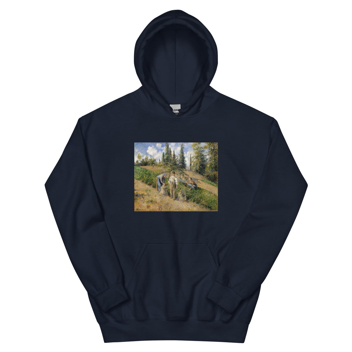 Navy Hoodie The Harvest Pontoise Essential