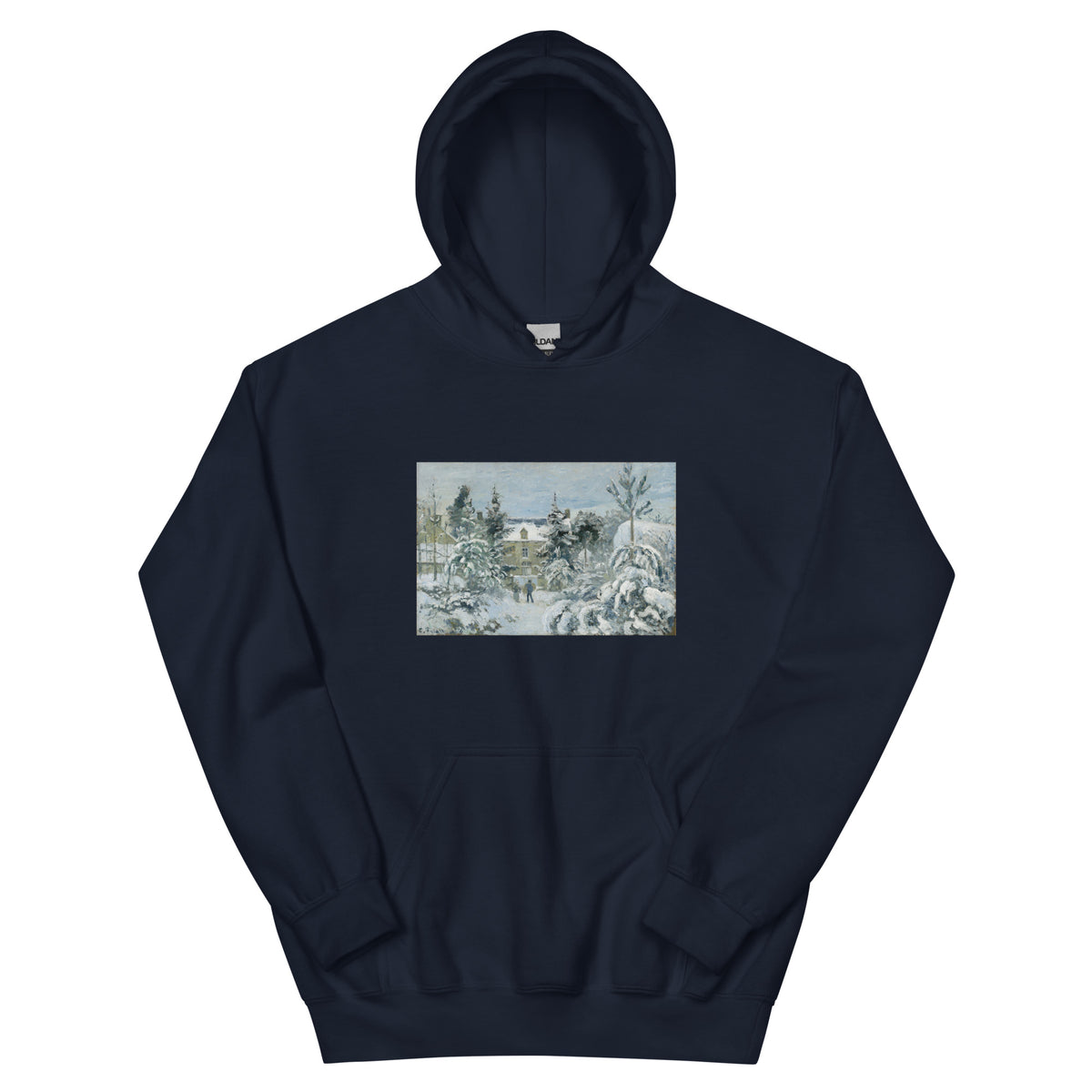 Navy Hoodie Piette House At Montfoucault Painting In High Resolution Essential