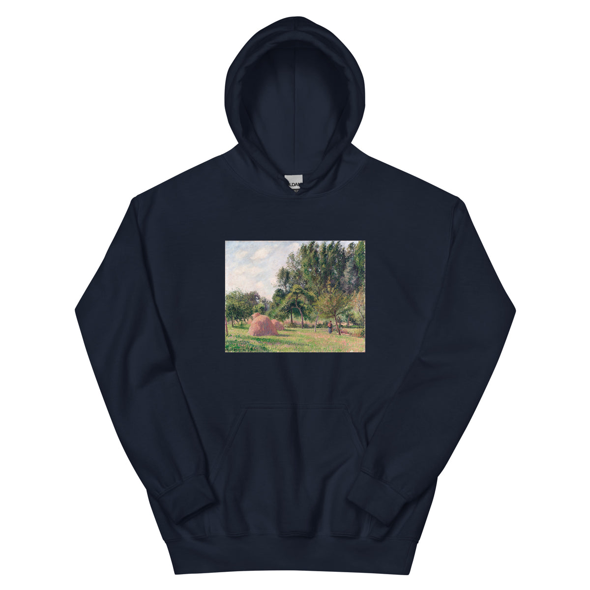 Navy Hoodie Haystacks Morning Eragny Essential