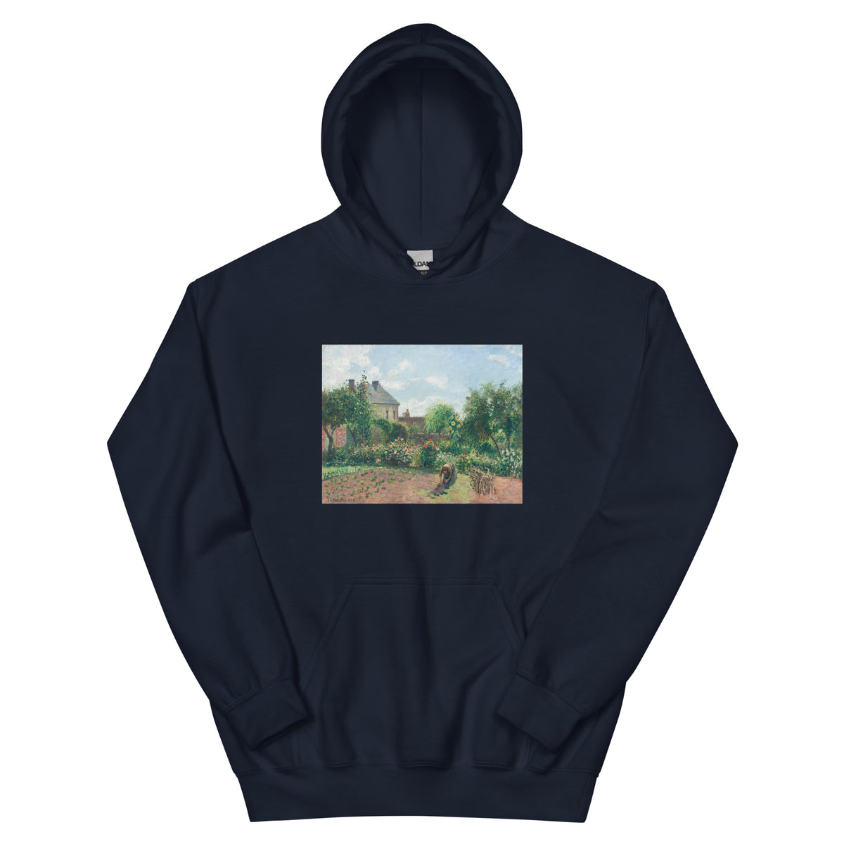 Navy Hoodie The Artist Garden At Eragny Essential