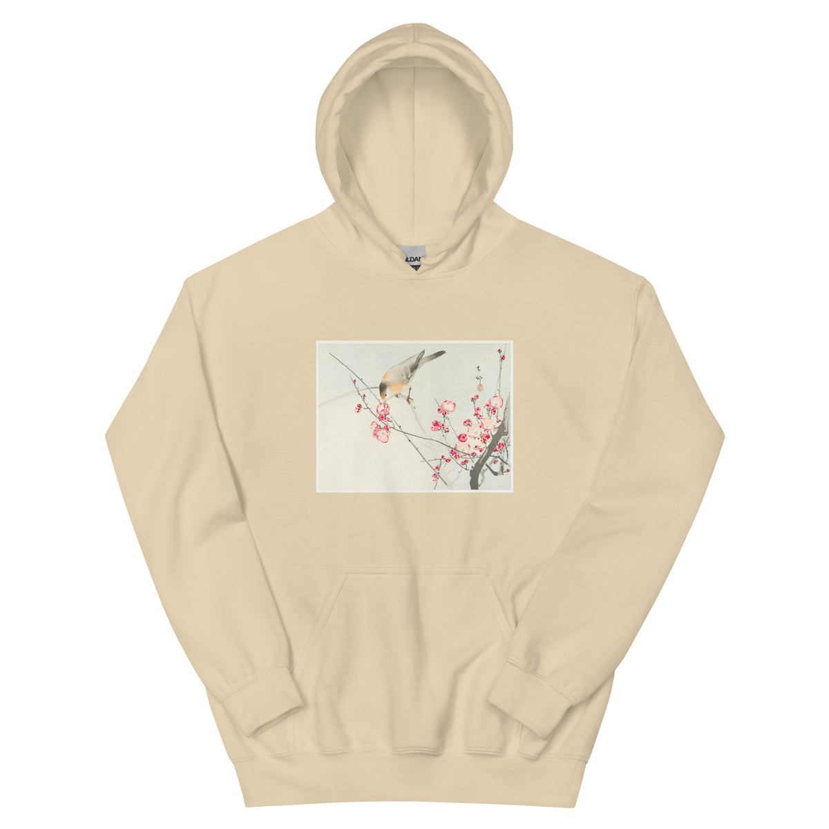 Sand Hoodie Songbird On Blossom Branch - Ohara Koson 1900 Essential