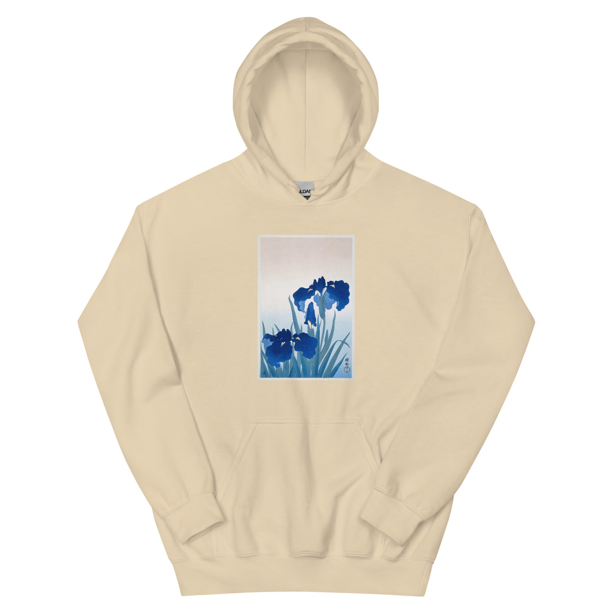 Sand Hoodie Iris Flowers - Ohara Koson 1925 Essential