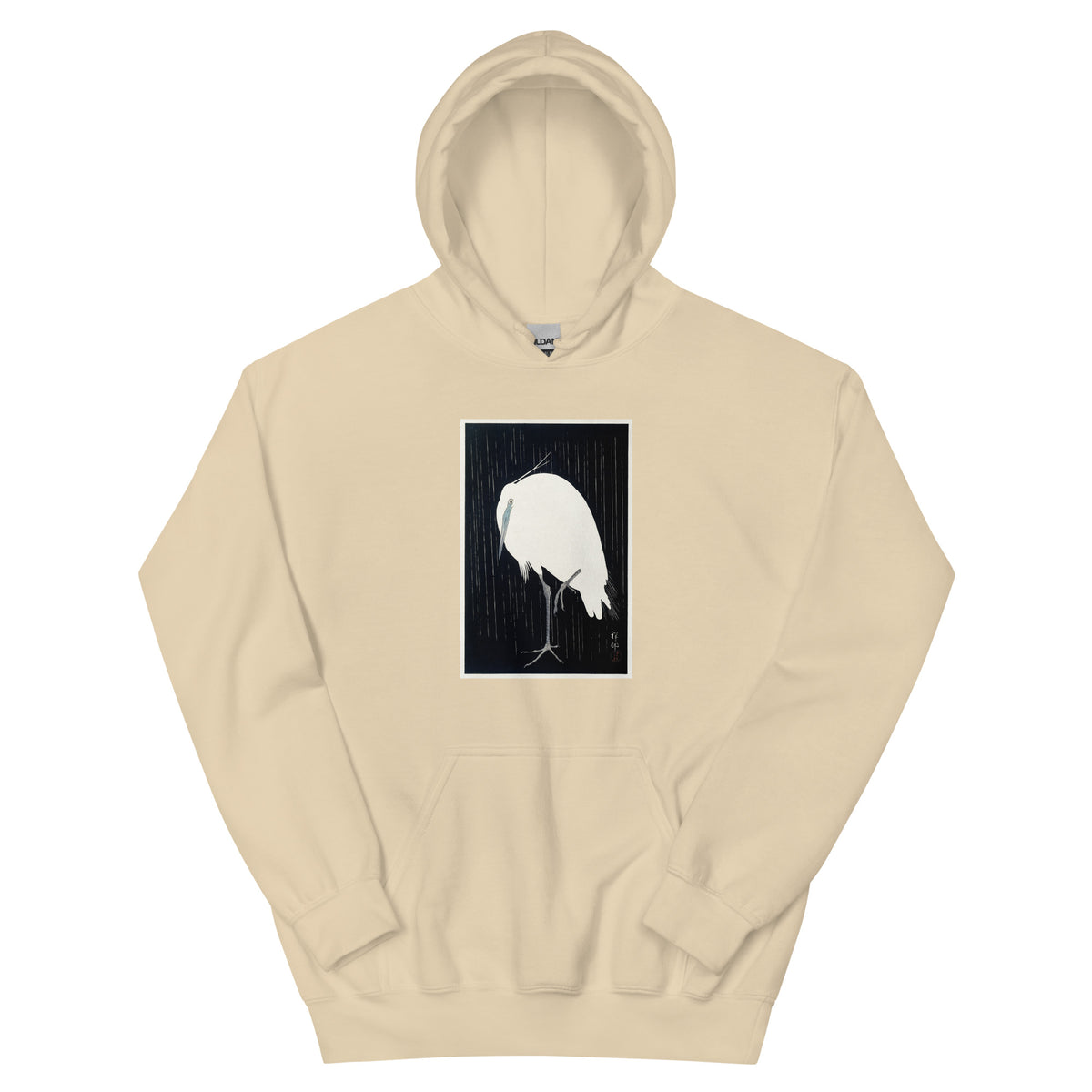 Sand Hoodie Egret In The Rain - Ohara Koson 1925 Essential