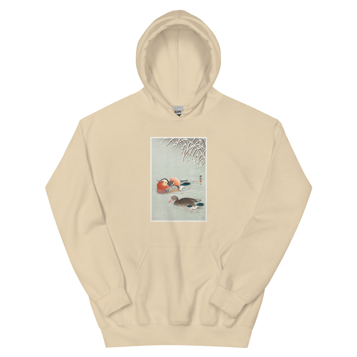 Sand Hoodie Mandarin Ducks - Ohara Koson 1925 Essential