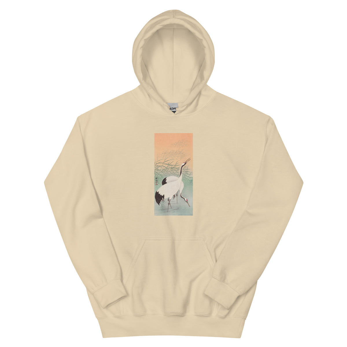 Sand Hoodie Two Cranes - Ohara Koson 1925 Essential
