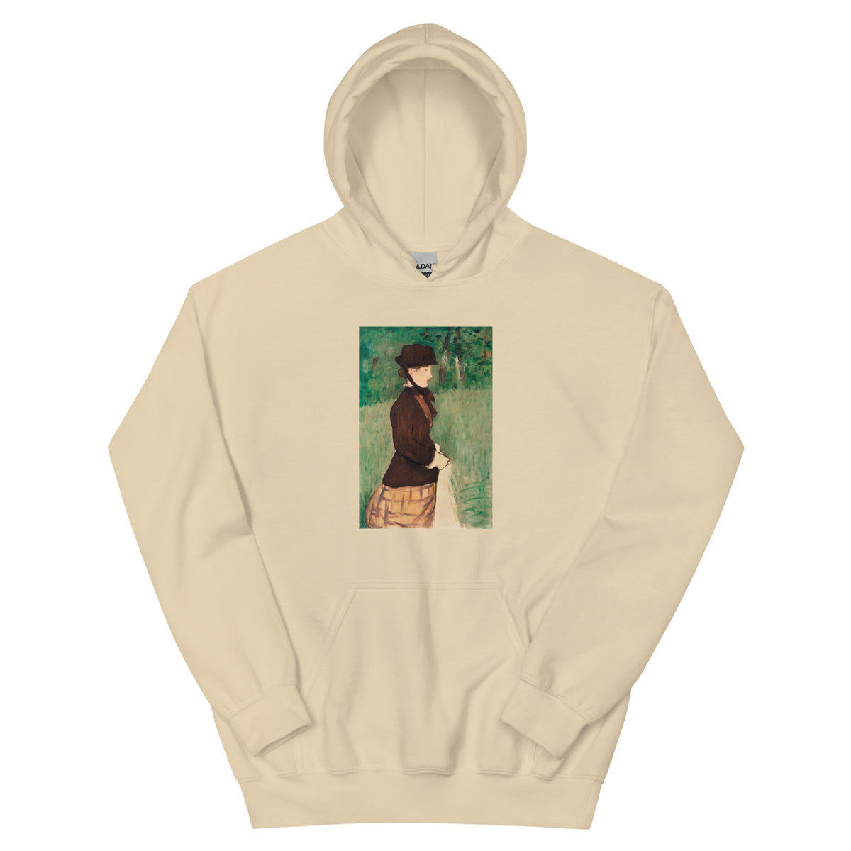 Sand Hoodie Young Woman In A Garden Jeune Femme Dans Un Jardin Painting In High Resolution Essential