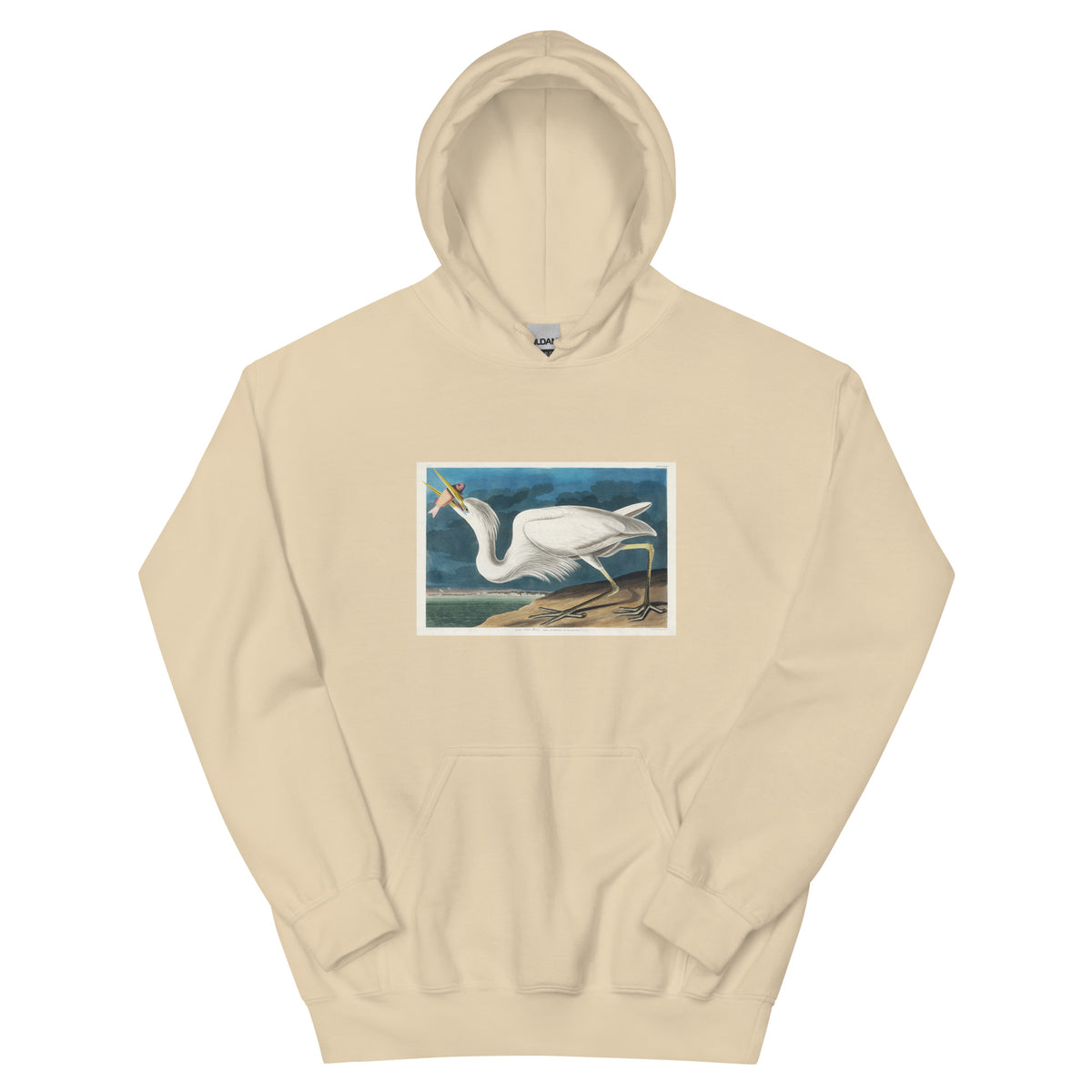 Sand Hoodie Great White Heron Essential