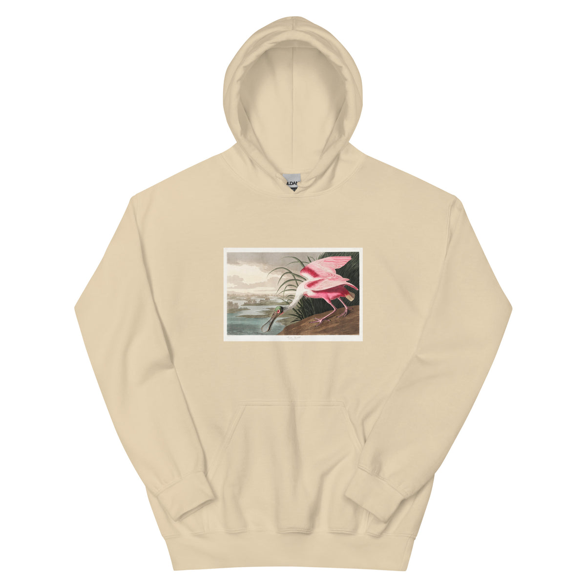 Sand Hoodie Roseate Spoonbill Essential