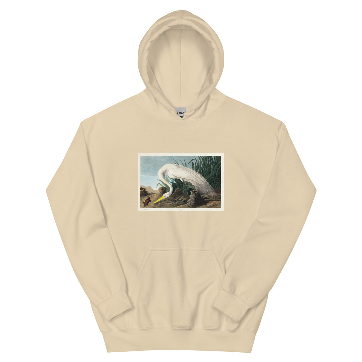 Sand Hoodie White Heron Essential