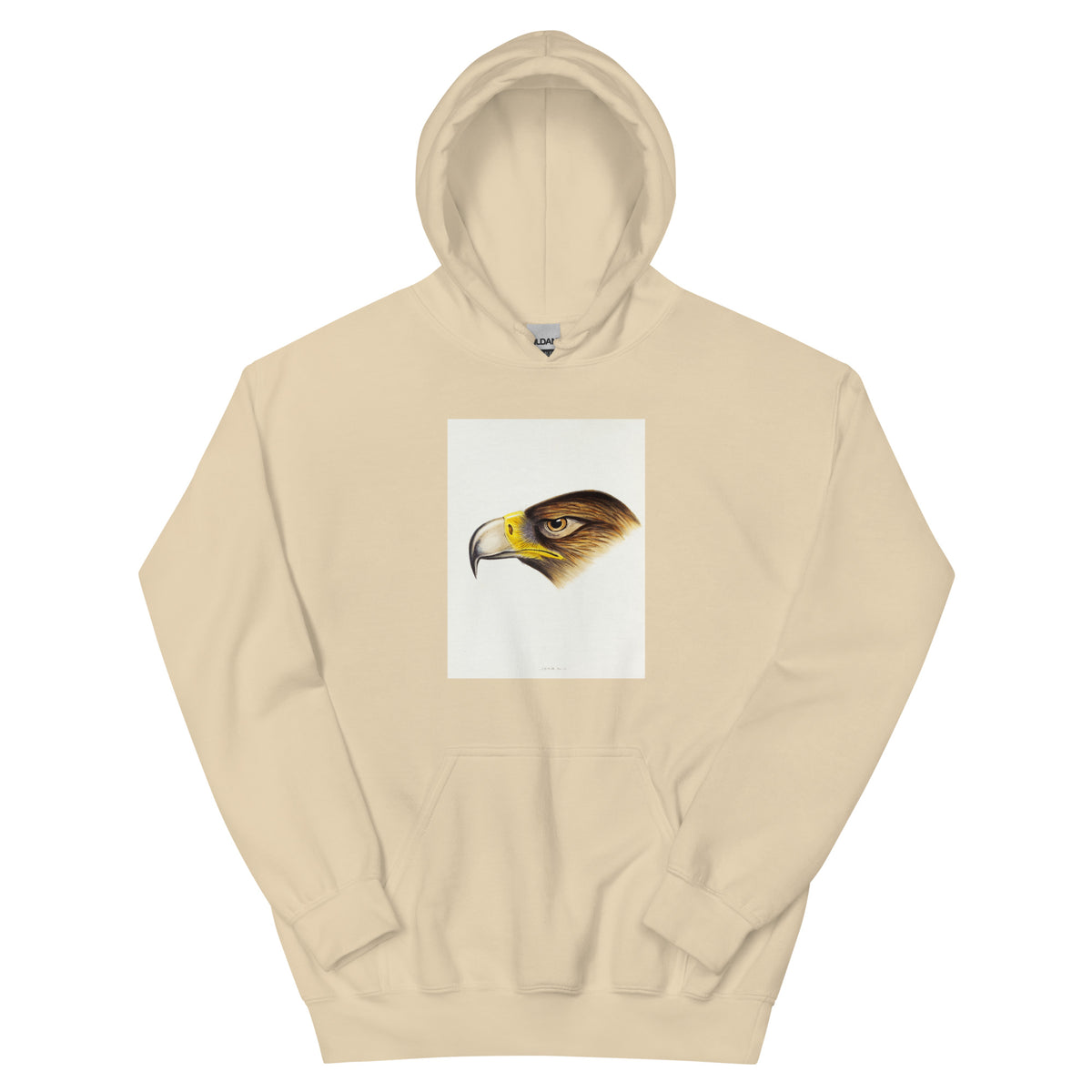 Sand Hoodie Wedge-Tailed Eagle Aquila Fucosa Illustrated Essential