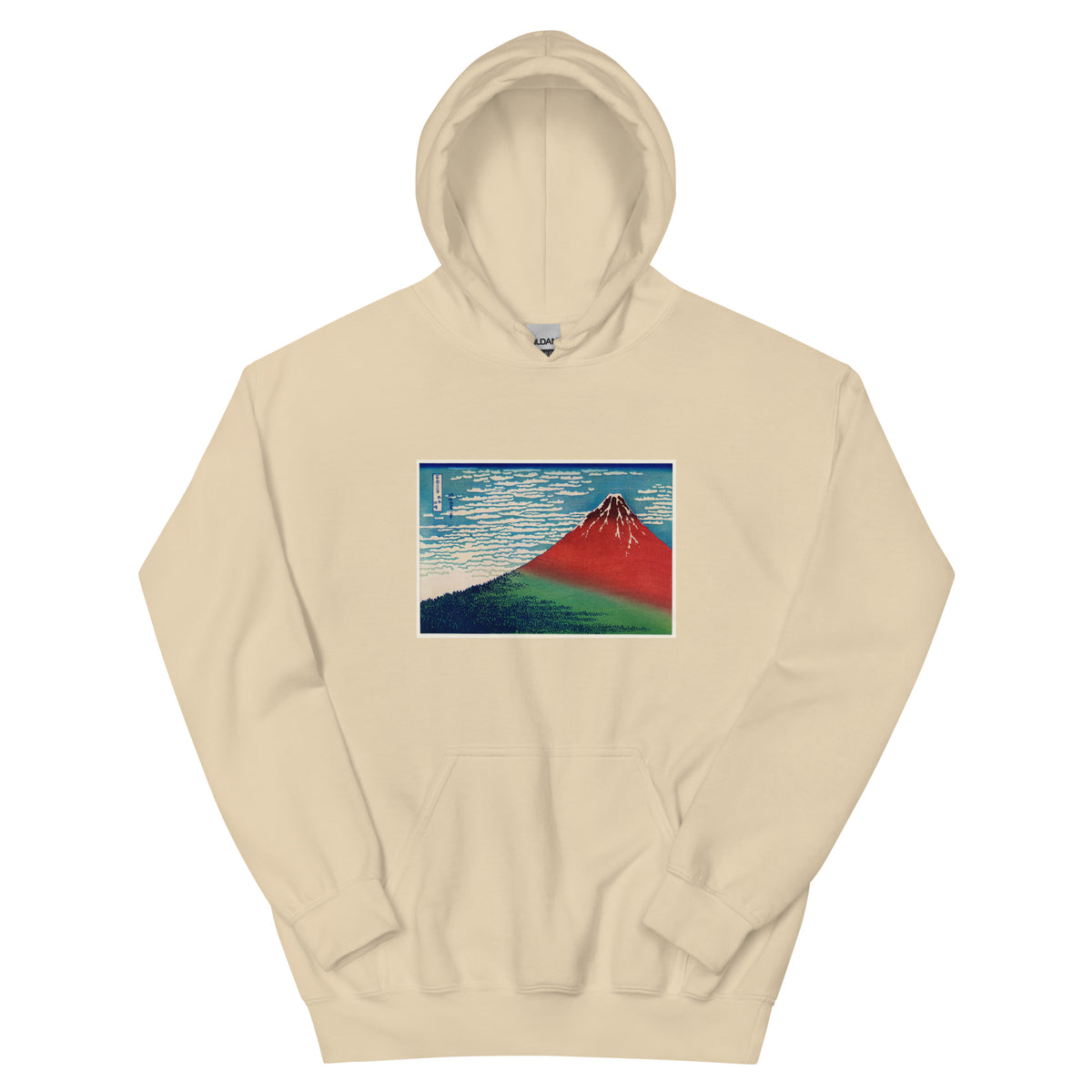 Sand Hoodie Katsushika Hokusai S Fine Wind Clear Morning A Famous Traditional Japanese Ukyio-E Style Illustration Of Mount Fuji Essential