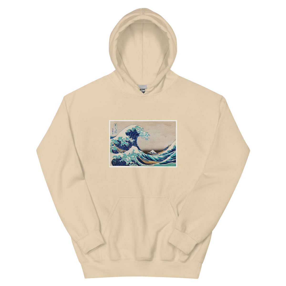 Sand Hoodie Katsushika Hokusai S The Great Wave Off Kanagawa Famous Vintage Woodblock Print For Wall Art And Poster Essential